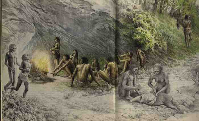 homo erectus campsite